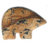 13x18mm Picture Jasper ZUNI BEAR Animal Fetish Bead