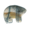 13x18mm Picasso Stone ZUNI BEAR Animal Fetish Bead