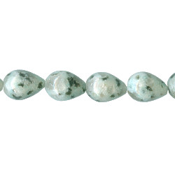 12x16mm Sesame Jasper TEARDROP/EGG Beads