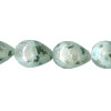 12x16mm Sesame Jasper TEARDROP/EGG Beads