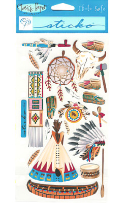 Sticko Classic® *Native American* STICKERS