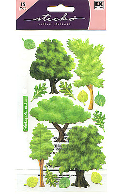 Sticko® (SPVM33) *Trees* Vellum STICKERS
