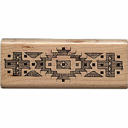 D.O.T.S.® 1-7/8" x 4-1/2" *Old Southwest* Wood Block Mounted RUBBER STAMP ~ Circa 1989