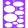 9" x 11.5" Shape Templates & Border Edger STENCIL: Oval Frames