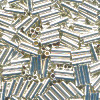 1x4mm Sterling Silver (Liquid Silver) Heshi Tube Beads