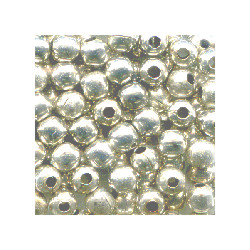 3mm Sterling Silver Smooth ROUND Beads