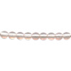 3mm Transparent Light Pink Pressed Glass SMOOTH  ROUND (Druk) Beads