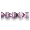 6x6mm Amethyst Swirl Pressed Glass HEART Beads