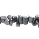 6" Strand Hematite CHIP/NUGGET Beads