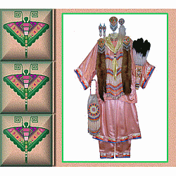 Young Women's Southern-Style Cloth Dance Regalia