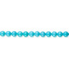 3mm Stabilized Blue Turquoise ROUND Beads - 8" Strand