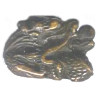 18x25mm Brown Bone DRAGON Animal Fetish Bead