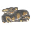 15x26mm Brown Bone COW/OX Animal Fetish Bead