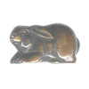 15x30mm Brown Bone RABBIT Animal Fetish Bead