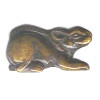 18x30mm Brown Bone RAT Animal Fetish Bead