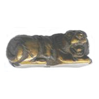 15x30mm Brown Bone TIGER Animal Fetish Bead