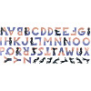 Tumblebeasts® Southwestern Design STICKERS - Southwest Alphabet