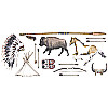 Tumblebeasts® Western Design STICKERS - Old West Buffalo