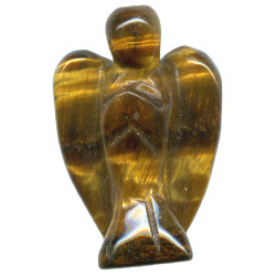 15x20mm Tigereye 3-D ANGEL Bead