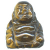 15x20mm Tigereye 3-D BUDDHA Bead