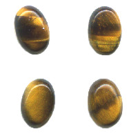 6x4mm Tigereye OVAL CABOCHONS