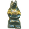 20x40mm Tigereye STANDING BEAR Animal Fetish Pendant/Focal Bead