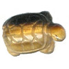 12x20mm Tigereye TURTLE Animal Fetish Bead