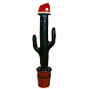 Carved Popular Wood, Southwest Christmas Cactus, Novelty Tap Handle