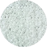 TOHO™ 11/o Japanese SEED BEADS - Lustered Opaque White (0121)