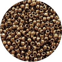 TOHO™ 11/0 Japanese SEED BEADS - Opaque Metallic Bronze (11-221)