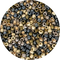 TOHO™ 11/0 Japanese SEED BEAD MIX - Jeans & Khakis