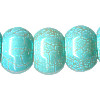 10x15mm Turquoise Magnesite (Chalk Turquoise) OCTAGON RONDELLE Gemstone Beads
