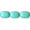 11x16mm Turquoise Magnesite (Chalk Turquoise) BARREL Beads