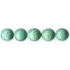 11-12mm Turquoise Magnesite (Chalk Turquoise) ROUND Beads