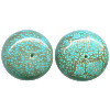 15x25mm Turquoise Magnesite (Chalk Turquoise) Jumbo RONDELLE Gemstone Beads
