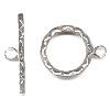 12mm dia. Sterling Silver Southwest Scallop Design TOGGLE CLASP