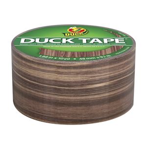 Duck Brand® PRINTED DUCK TAPE ~ Woodgrain #283051