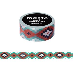 Maste Mark's® Washi Masking DECO TAPE Standard ~ Native Pattern (Japan Edition)