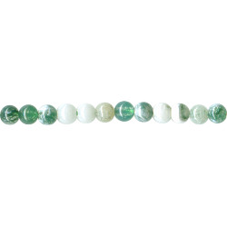 2mm Tree Agate ROUND Beads - 16" Strand