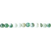 2mm Tree Agate ROUND Beads - 16" Strand