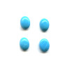 5x7mm Stabilized Blue Turquoise OVAL CABOCHONS