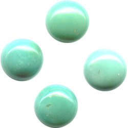 5mm Stabilized Blue Turquoise ROUND CABOCHONS