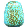 40x50mm Blue Chalk Turquoise (Magnesite) TRAPEZOID CABOCHON Pendant/Focal Bead