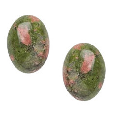 13x18mm Unakite OVAL CABOCHONS