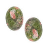 13x18mm Unakite OVAL CABOCHONS