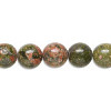 10mm Unakite ROUND Beads