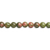 4mm Unakite ROUND Beads