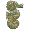 30x50mm Unakite SEAHORSE Pendant/Focal Bead