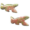 12x24mm Unakite SQUIRREL Animal Fetish Beads