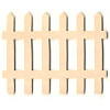 Darice Craftwood  4" x 5-1/4" Wooden PICKET FENCE - Unfinished